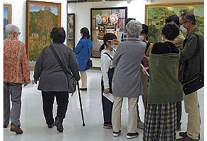 75周年記念 示現会巡回 兵庫展 会場風景(兵庫県民会館)