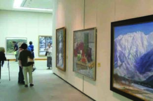 新潟支部展、公募展会場の様子