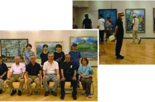 長野県支部の皆さん / 長野巡回展、支部展、会場の様子
