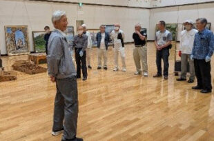 巡回展　会場作りの様子