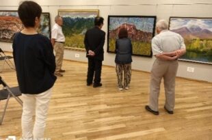長野巡回展、支部展、会場の様子