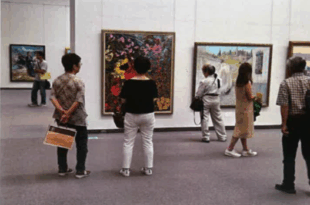 第７８回示現会・名古屋展会場の様子